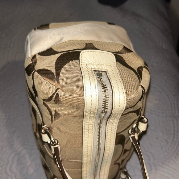 ✨COACH EUC✨Stylish Tan and Brown Women's Bag - Picture 5 of 14